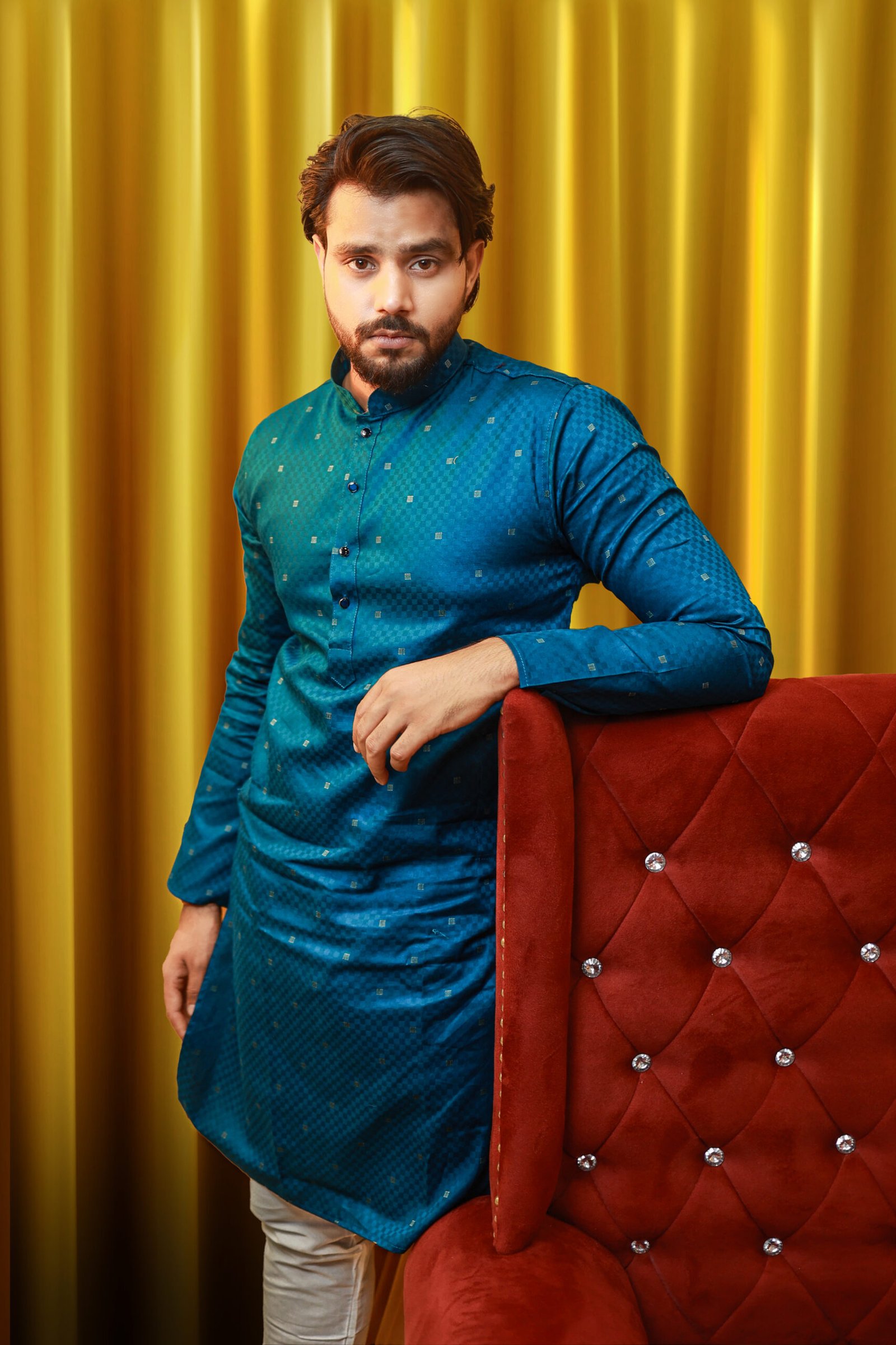 MENS KURTA SET-1502 - Image 3