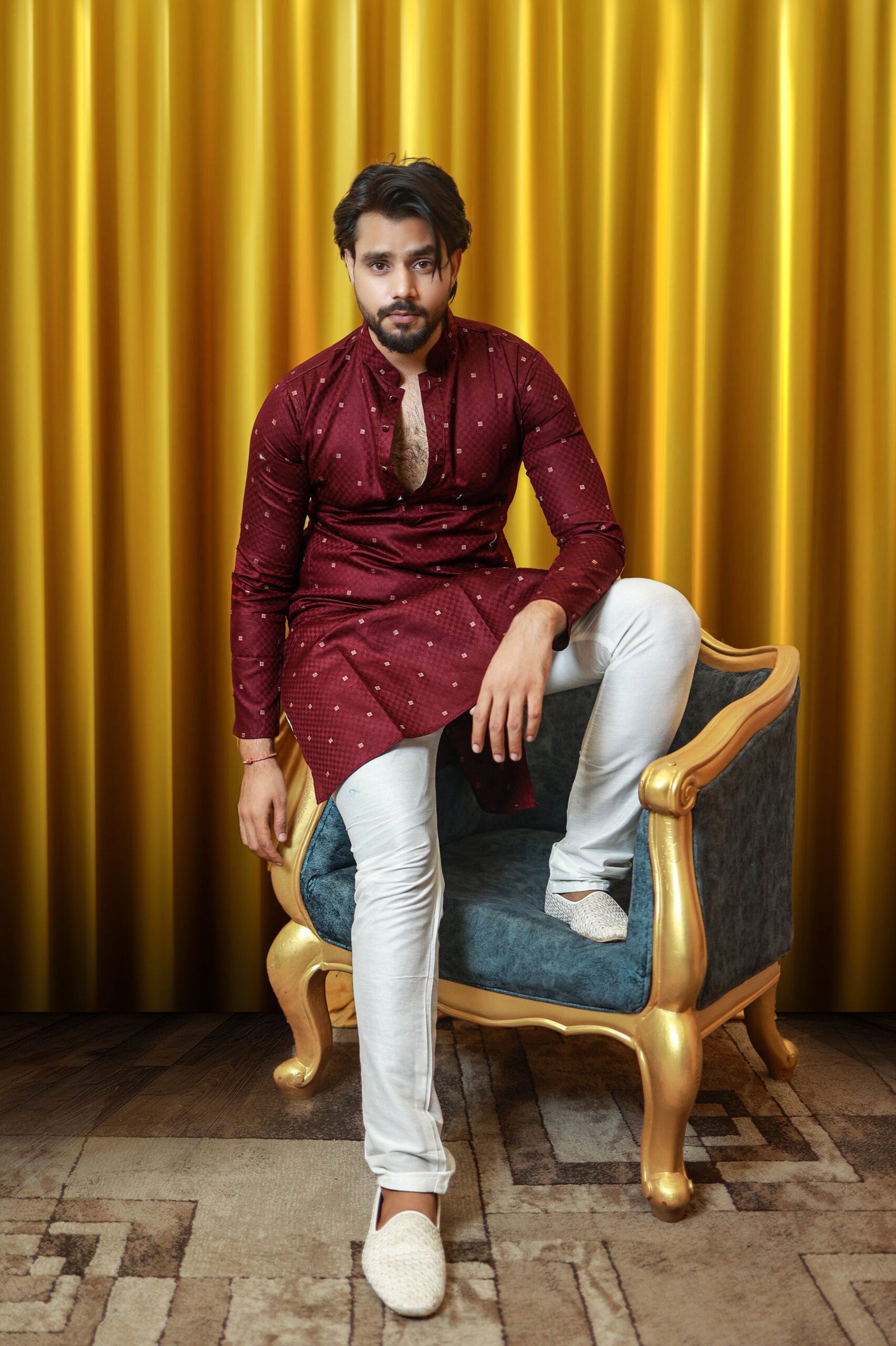 MENS KURTA SET- 1503 - Image 3
